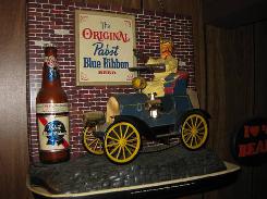 Pabst Blue Ribbon Vintage Automated Advertisement Sign 