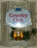  Country Club Malt Liqour Lighted Sign 