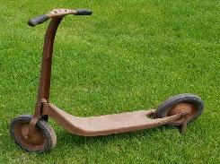 Vintage Pressed Steel Scooter 