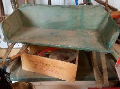 Antique Buck Board Spring Wagon Seat 