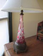 Bohemian Cut-to-Clear Table Lamp