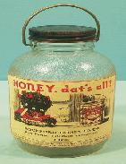 Honey, dat's all! Paper Label Honey Jar