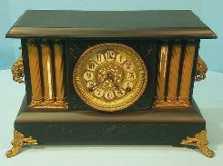 Ansonia Ornate Iron Shelf Clock 