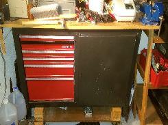 Craftsman Work Bench & Cabinet 