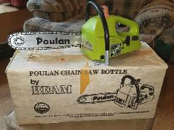 Jim Beam Poulon Chain Saw Bottle 