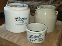Coors Malted Milk Stoneware Containter