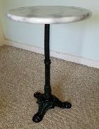 Round Marble Top Plant Stand