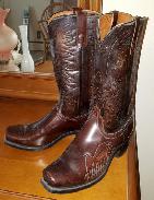 Women's Leather Cowboy Boots