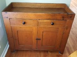 Early Primitive Pine Dry Sink