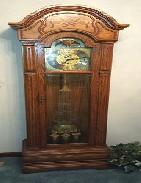 Sligh Fancy Oak Grandfather Clock