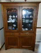Oak Two Door Kitchen Cupboard 