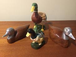 Occupied Japan Duck Figurine & Other Ducks