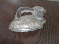 Glass Iron Candy Container